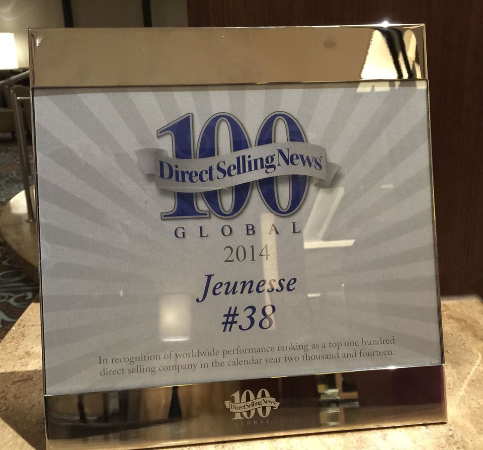 Jeunesse, número 38 en el ranking DSN Global 100