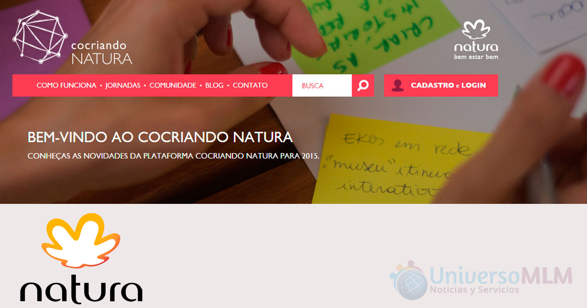 Natura lanza una plataforma para que los consumidores ayuden a crear  productos
