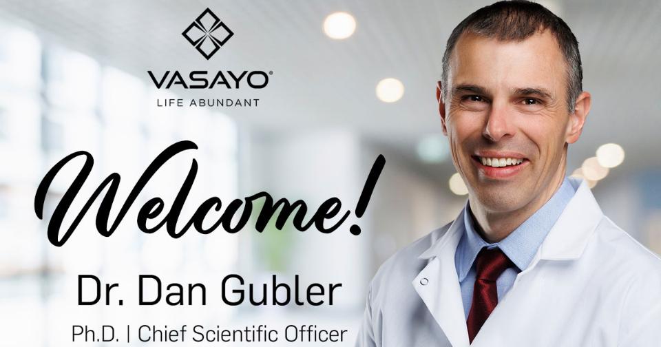 Empresas: El Dr. Dan Gubler es nombrado Director Científico de Vasayo