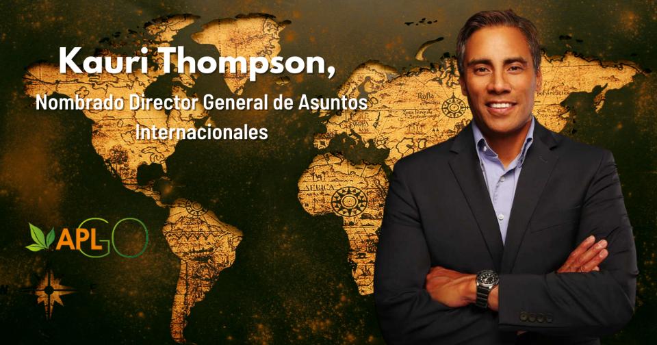 Empresas: APLGO: Nombramiento de Kauri Thompson como Director General de Asuntos Internacionales