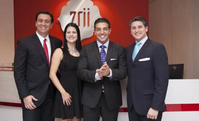 Ejecutivos de Zrii celebran la apertura de la oficina de Medellín
