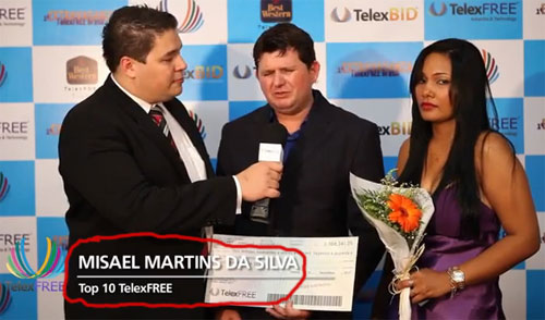 Misael Martins fue unno de los Top 10 de TelexFREE