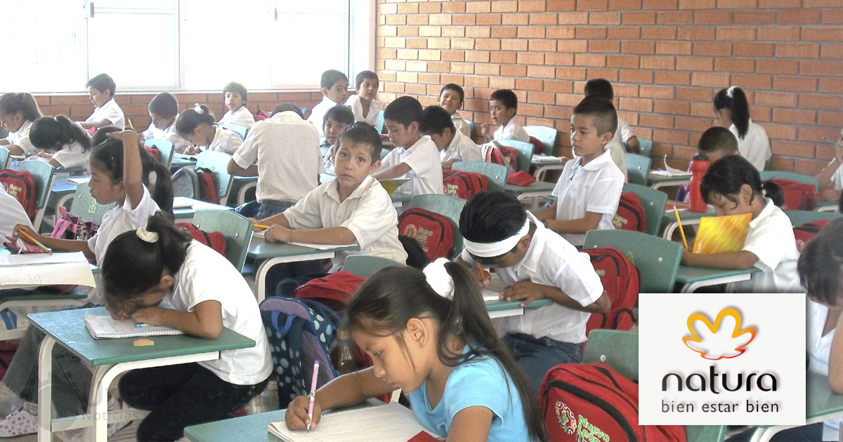 Natura Cosméticos invertirá 12,5 millones de pesos en la educación de los  niños mexicanos en este curso escolar